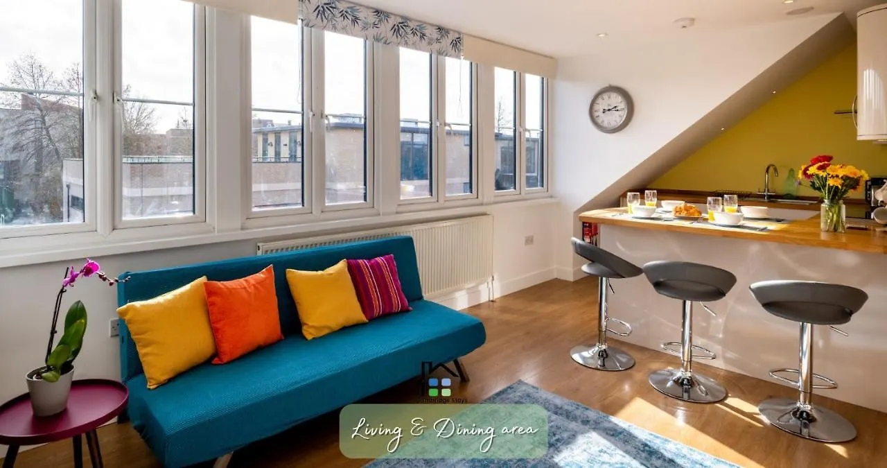 Cambridge Stays Diamond 2Br Apartment-Central-Parking-Walk To City & Train Station Cambridge (Cambridgeshire)