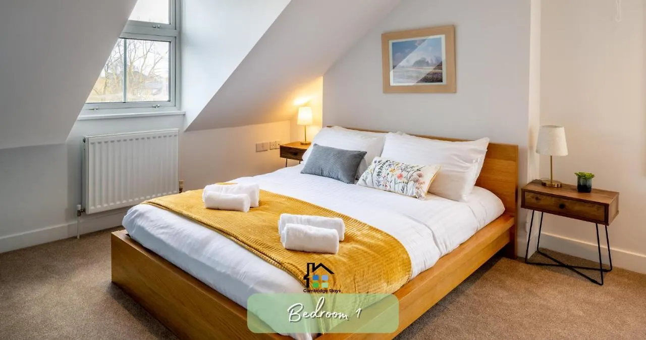 Apartment Cambridge Stays Diamond 2Br Apartment-Central-Parking-Walk To City & Train Station
